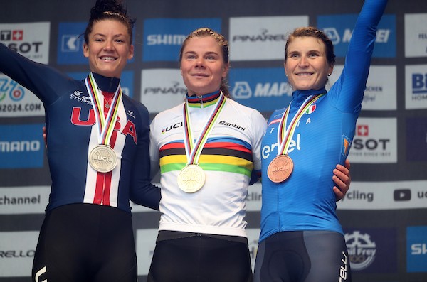 Gehele WK-podium en Europees kampioene aan start in Simac Ladies Tour