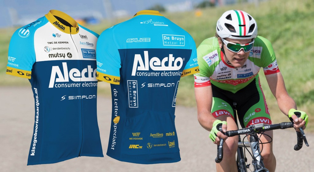 Alecto Cycling in het blauw(wit)