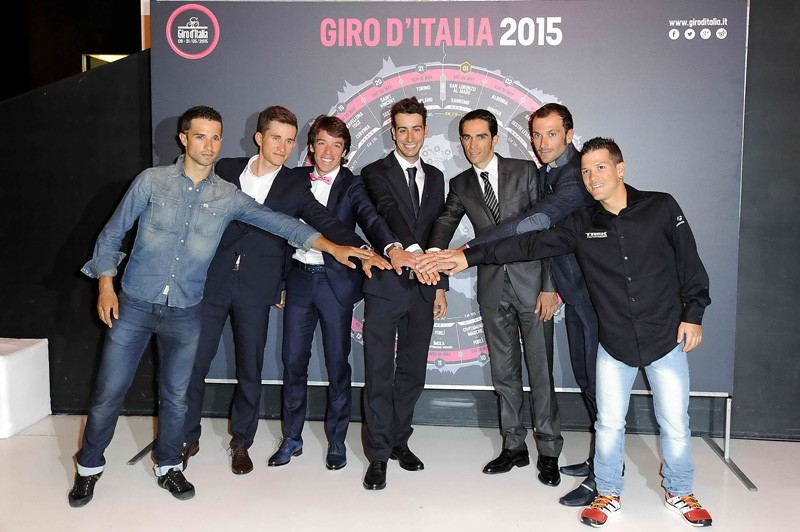 Deelnemers en rugnummers Giro d'Italia