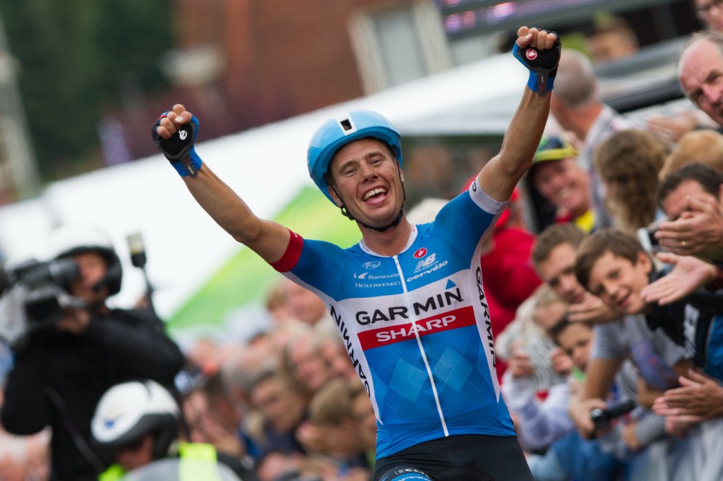 Rood-wit-blauw Langeveld in Eneco Tour