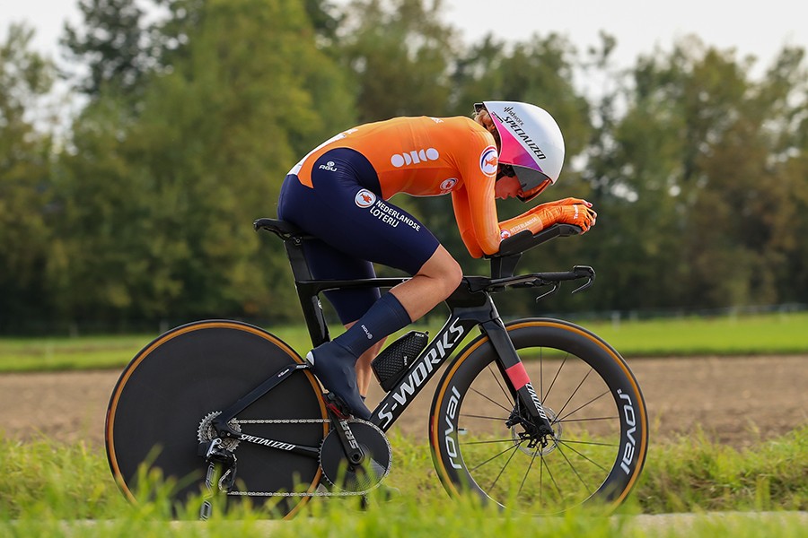 Vollering wint zilver op WK Tijdrijden