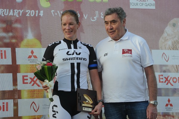 Giant-Shimano met vier Nederlandse vrouwen in China