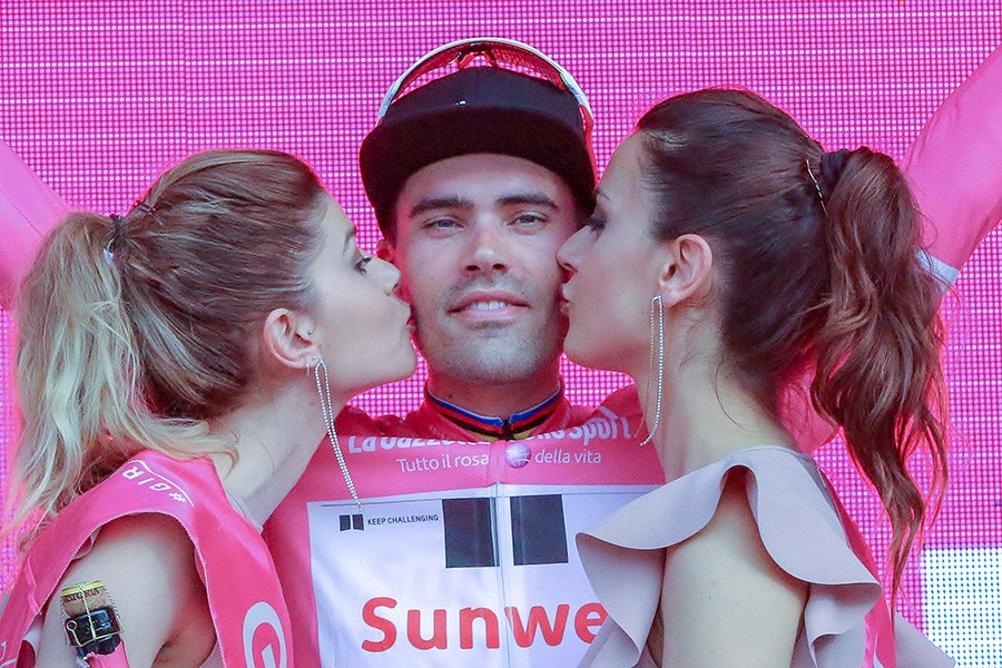 Dumoulin pakt eerste roze in Giro 2018