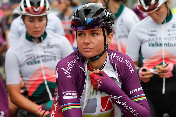 Rensters in de Strade Bianche voor vrouwen