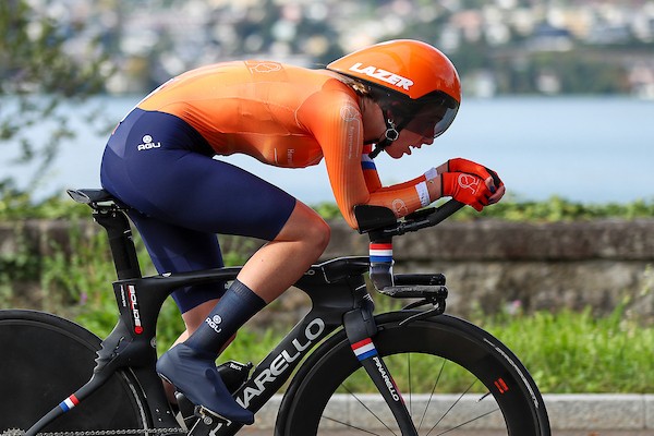 Knaven eindigt net naast podium op WK Tijdrit